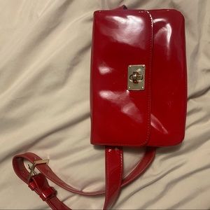 Red belt bag